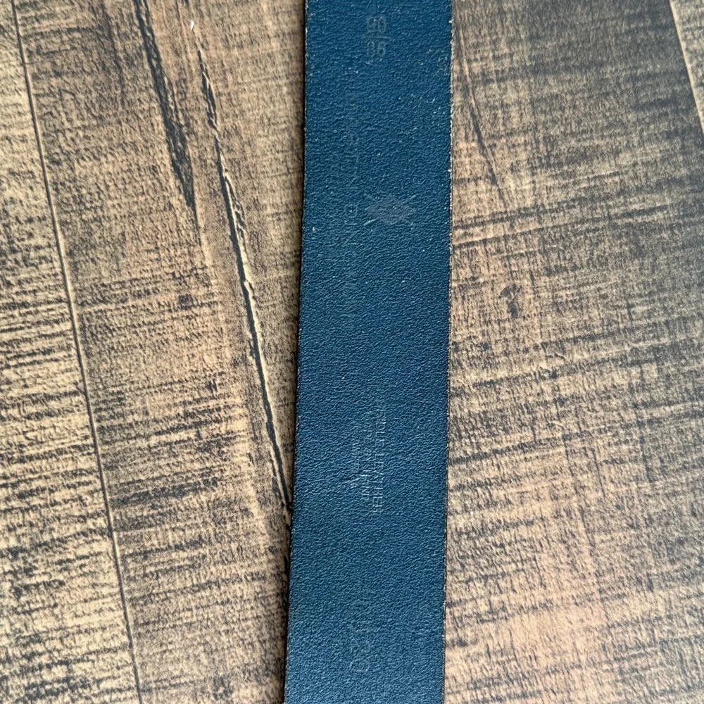 Martin Dingman Men’s Belt Blue Saddle Leather Sz. 36. Exc Cond!!